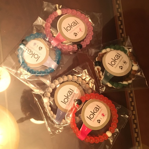 5 LOKAIS BRACELETS