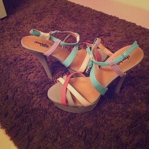 Casual Colorful heels