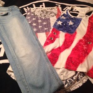 2 tanks justice and freeze and Hollister 0 R