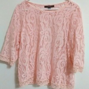 Light Pink Lace Top