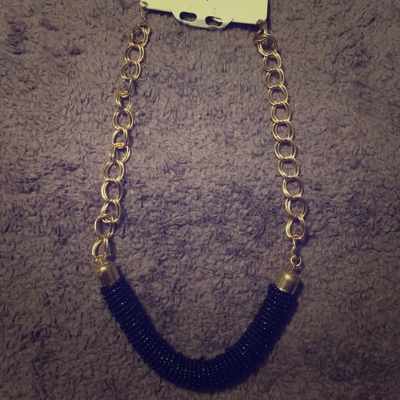 Black Beaded Necklace