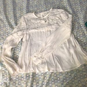 Lace neck Blouse