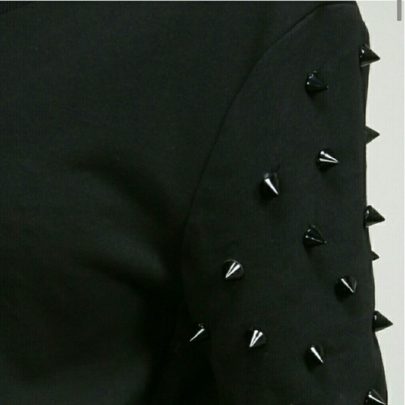🌟LAST ONE Black Spikey Sweater by Moon Collection - Picture 3 of 7