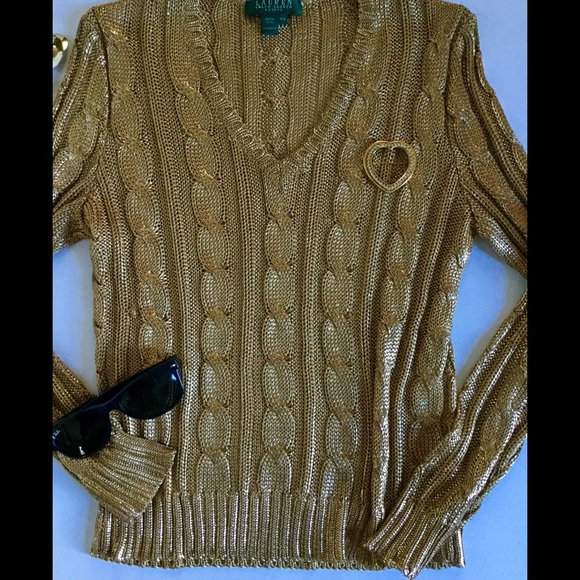 Ralph Lauren Metallic Yarn Sweater - Picture 2 of 3