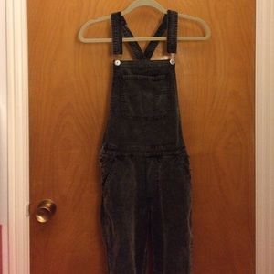 American eagle corduroy overalls size small