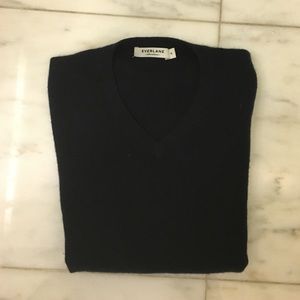 Everlane Navy Cashmere Sweater