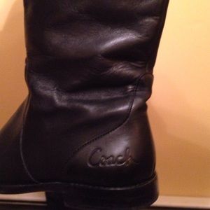 Coach knee high boots