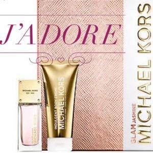Michael Kors Glam Jasmine 2pc set - NEW Never Used