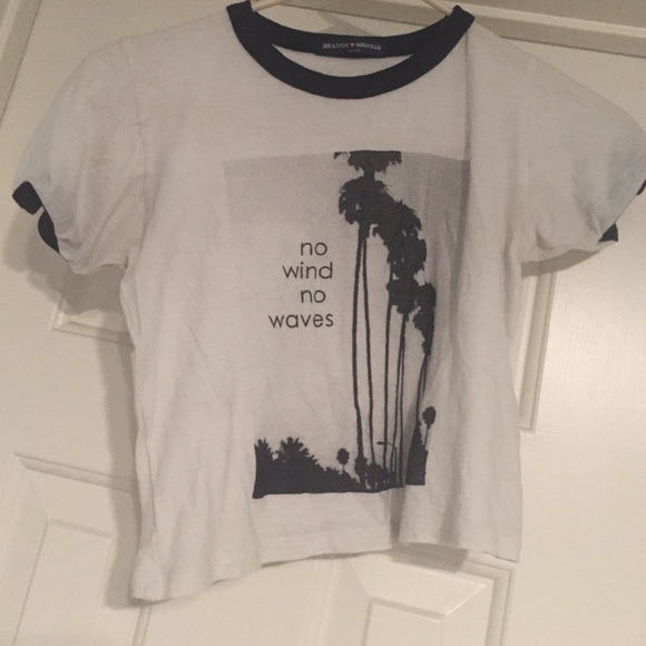 No wind no waves crop top