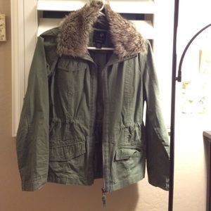 Dark Green Military Jacket