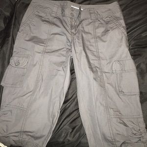 Gray Cargo Shorts