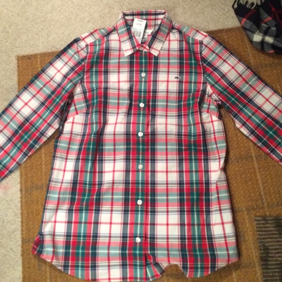 Vineyard Vines Plaid Button Down NWT!!