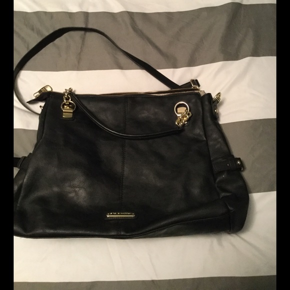 Steve Madden Black Hobo Purse