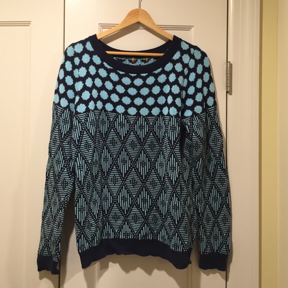 Joe Fresh patterned long sleeve sweater