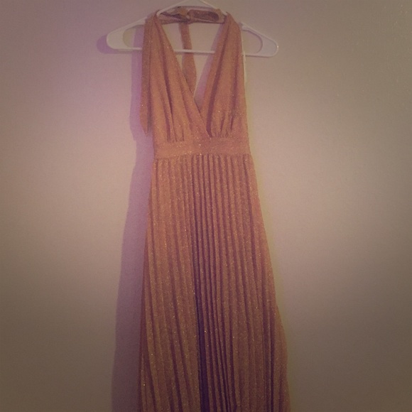 Gold Maxi Dress