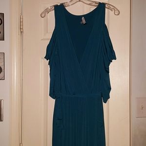Teal venus jumpsuit