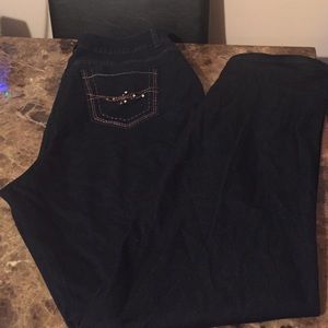 Cute stylish blue jeans