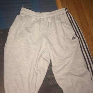 Grey adidas sweatpants