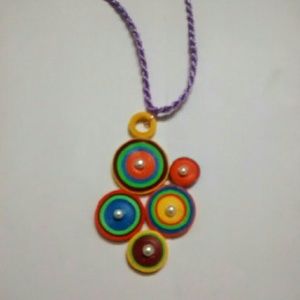Quilling pendant