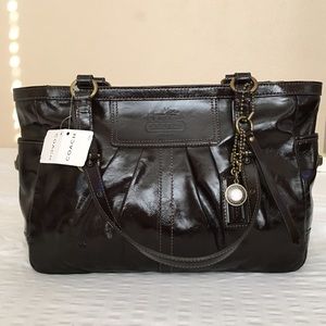 Pleather Coach Bag