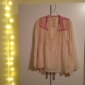 Free People flowy bohemian top.