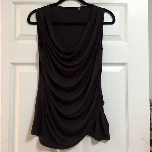 Elie Tahari Black Top, Size Medium