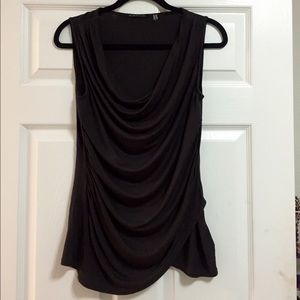 Elie Tahari Black Top, Size Medium