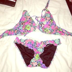 Victoria's Secret 36D top and large bottom bikini