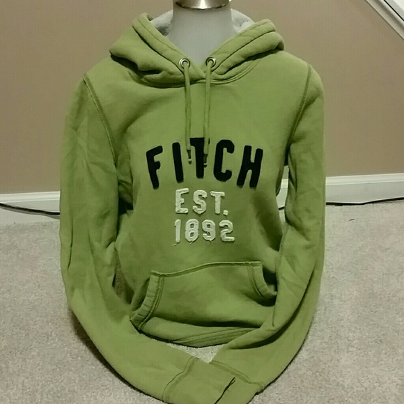 abercrombie and fitch green hoodie