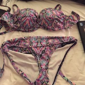 Victoria's Secret bikini 36D top and large bottom