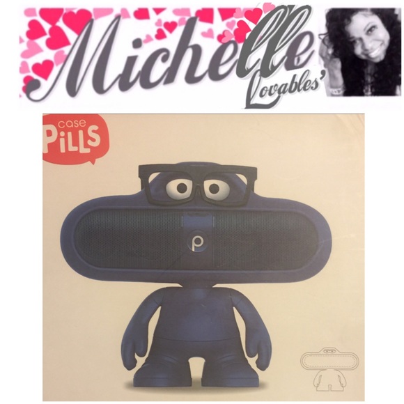 🚫SOLD🚫Blue Pill Man Speaker Holder Case