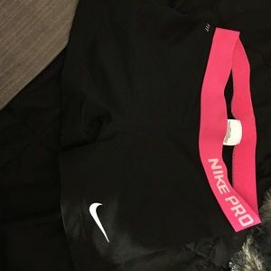 Nike pro compression shorts