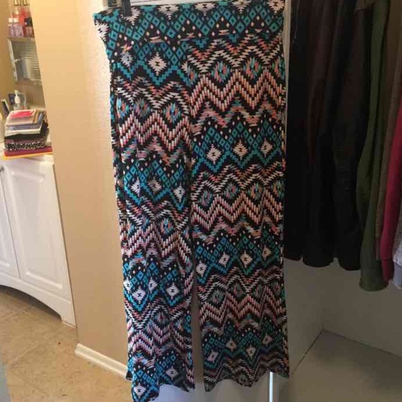 Colorful pattern pants