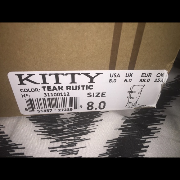 Bed Stu Cobbler Series Kitty boots teak rustic - Picture 3 of 4