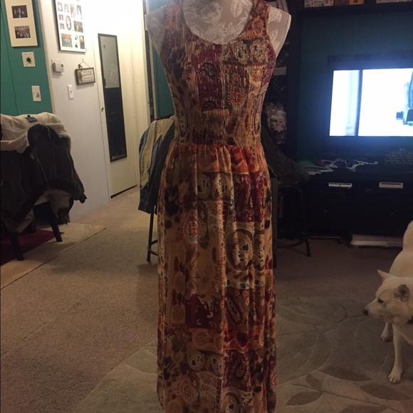 Printed Maxi Dress