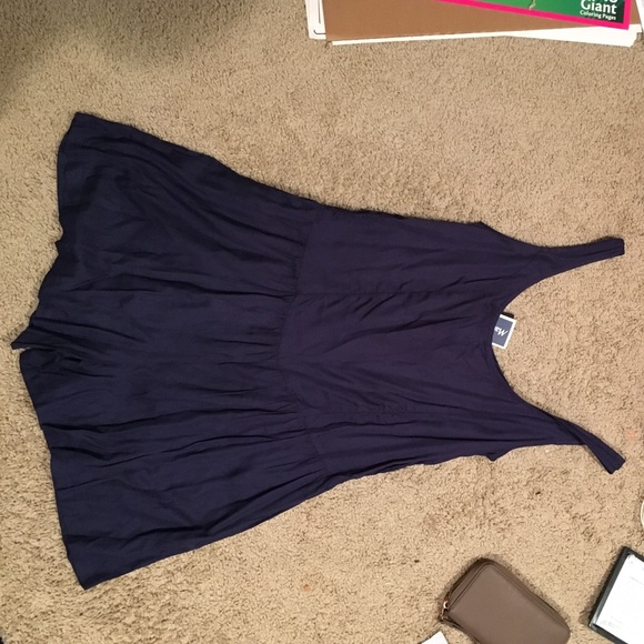 Navy Romper