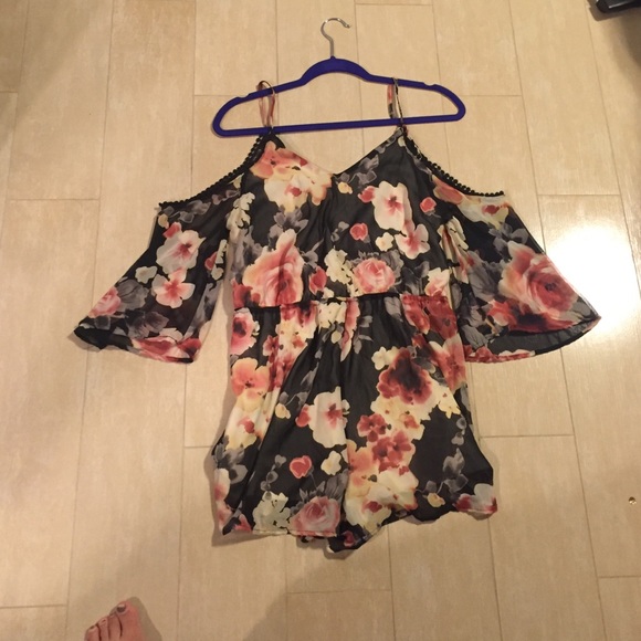 Off the shoulder romper