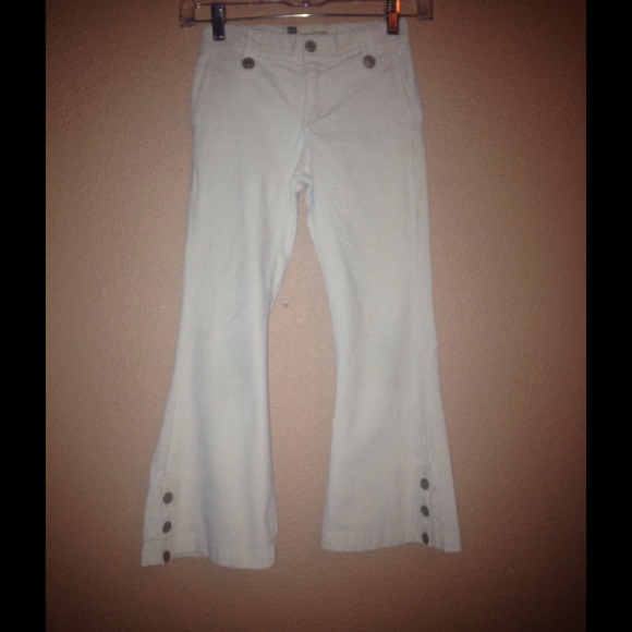 Gap ivory cordoroy girls pants