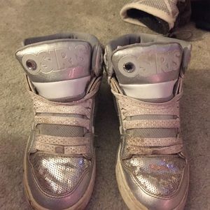 Osiris silver sequence sneakers size 7