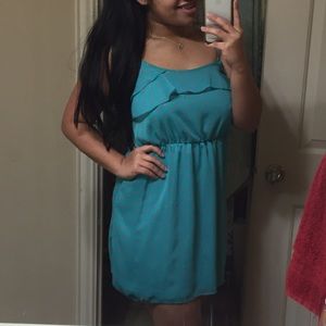 Blue Polka Dot Dress