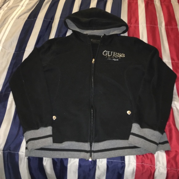 XL Guess zip up hoodie