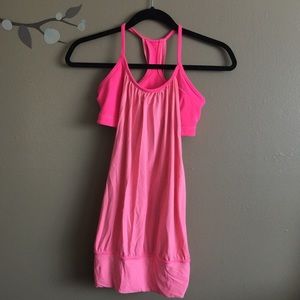 Lululemon hot pink tank top