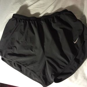 Nike dri-fit running shorts black.