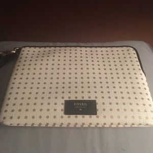 Fossil Polka Dot Wristlet