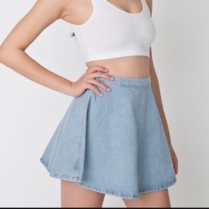 American Apparel Denim Skirt