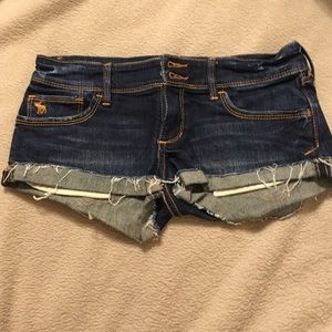 Abercrombie kids jean shorts