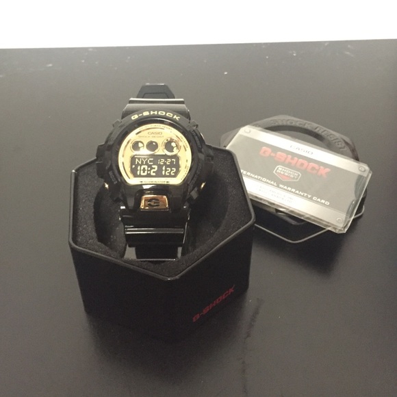 G-Shock Black and Gold
