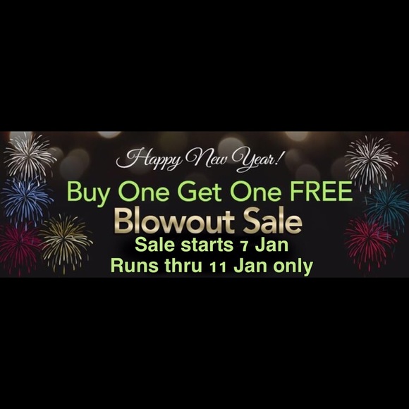 Save the date! BOGO 7-11 Jan ONLY