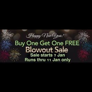 Save the date! BOGO 7-11 Jan ONLY