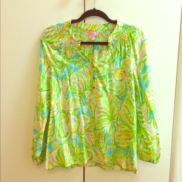 Lilly Pulitzer Elsa Top in Multi Elephant Ears